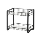 Ört rack - köksställ - bänkskivanarrangör - badrumsställ - svart