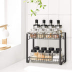 Ört rack - köksställ - bänkskivanarrangör - badrumsställ - svart