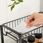 Ört rack - köksställ - bänkskivanarrangör - badrumsställ - svart