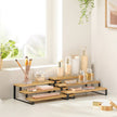 Kryddställ – Utdragbar design – Set om 2 – Natur/svart