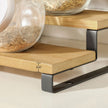 Kryddställ – Utdragbar design – Set om 2 – Natur/svart
