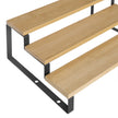 Kryddställ – Utdragbar design – Set om 2 – Natur/svart