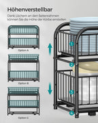 Kitchen Casting Organizer - Stackbar - Classic Black