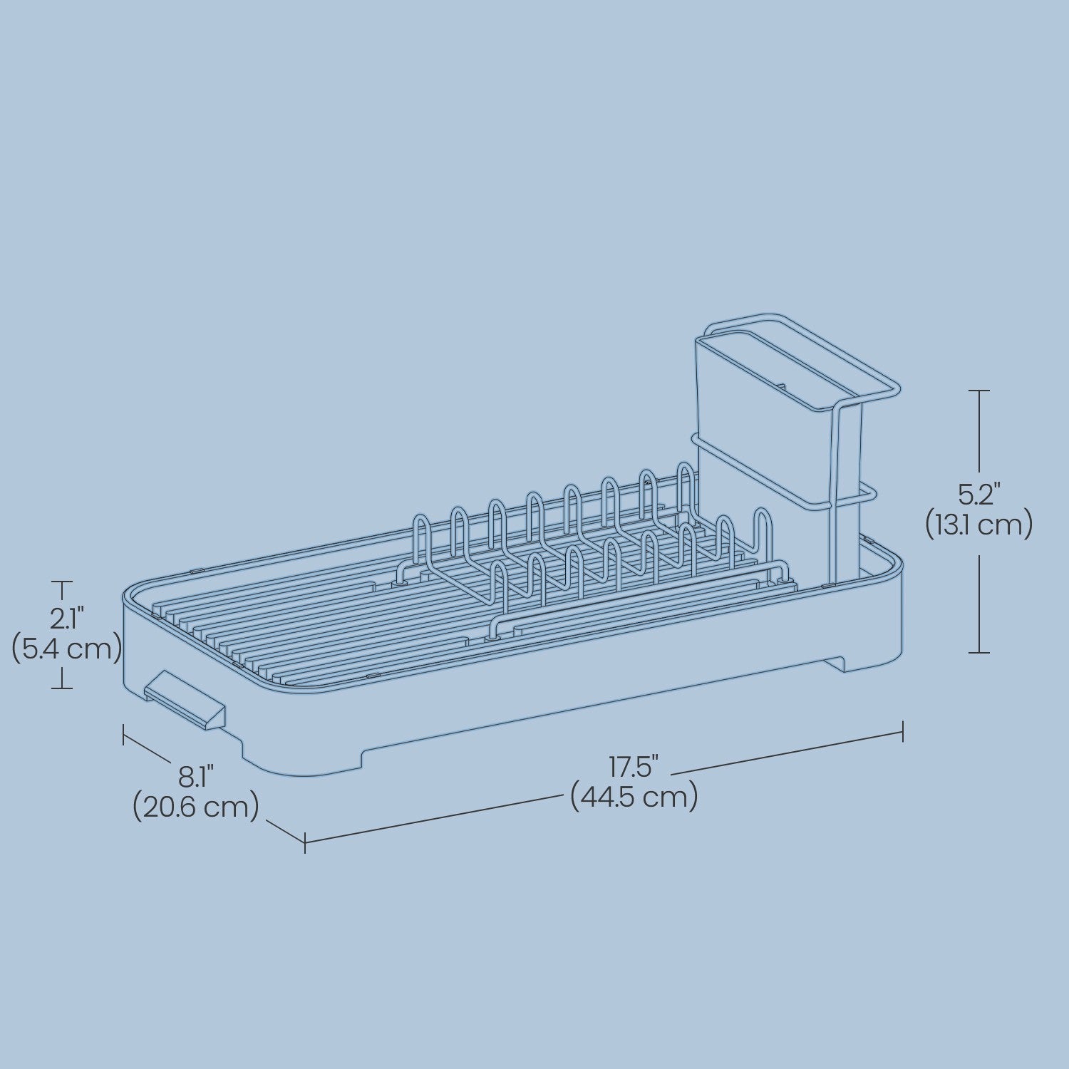 Tappa rack litet, dräneringsställ för handfat, dräneringsställ