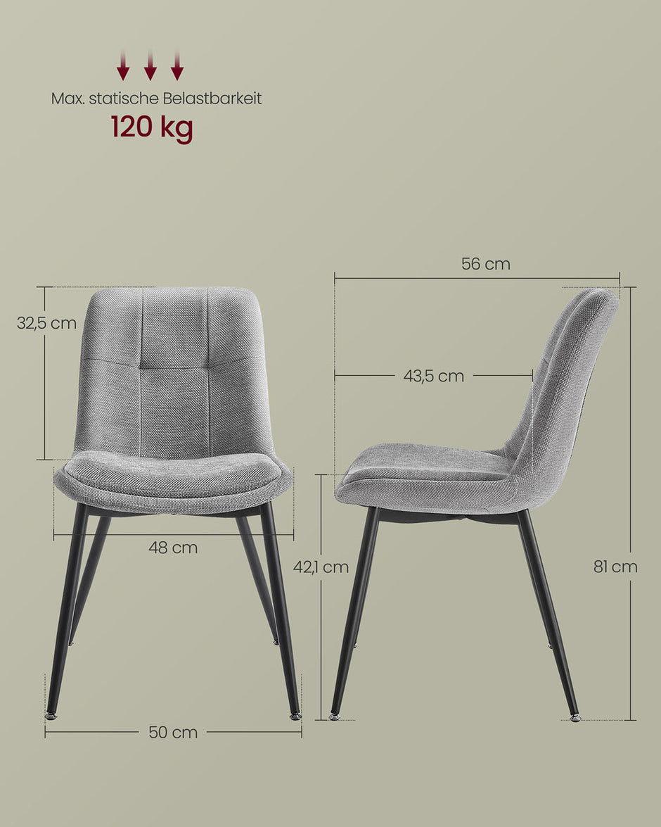 Matsalsstolset – Dubbelkudde – Dove Grey