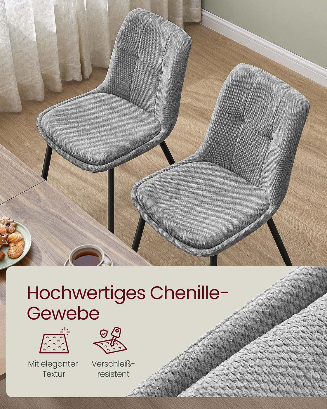 Matsalsstolset – Dubbelkudde – Dove Grey