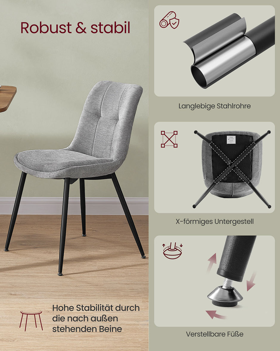 Matsalsstolset – Dubbelkudde – Dove Grey