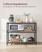 KitchenPlank - 3 nivåer - 60 × 120 × 90 cm - Industriell design
