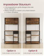 Kökshylla med uttag och tyglådor - 40 x 100 x 180,4 cm