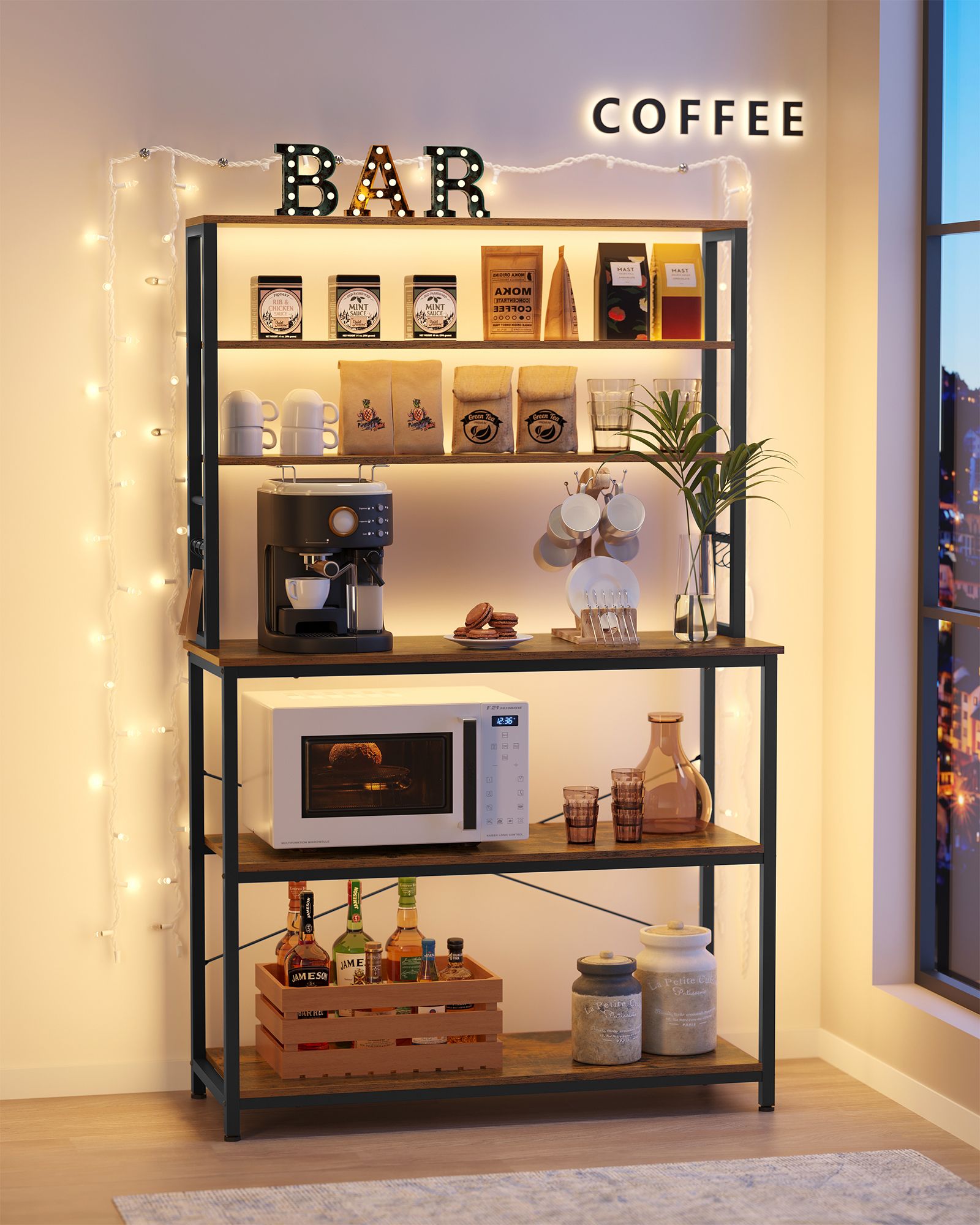 KitchenPlank - Industrial Design - Vintage Brown & Black