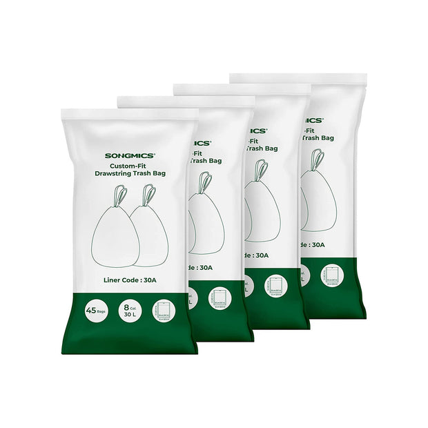 Soppåsar – Dragsko – 30 liter – Vit