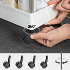 Kökvagn - med 3 nivåer - förvaringsbil - vit