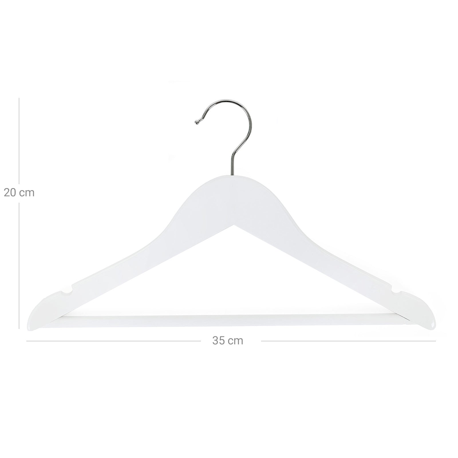 Klädhängare - För barn - Solid Wood - Anti -Slip - Set of 20