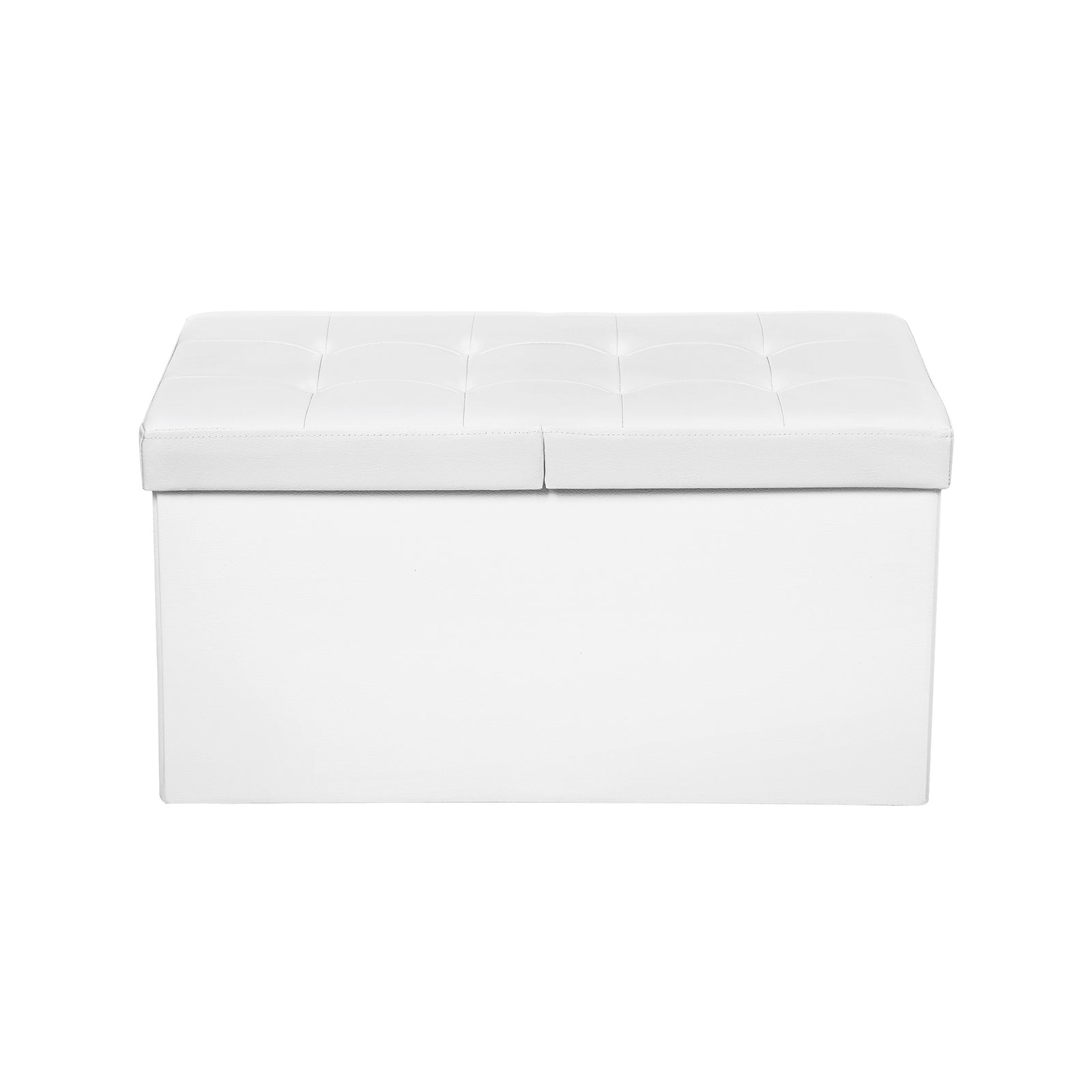 Soffa - vikning - 76 cm - med vikningslock - vitt