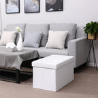 Soffa - vikning - 76 cm - med vikningslock - vitt