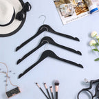 Kleerhangers - Solid Wood Pendants - Uppsättning av 20 - med hack - Vit