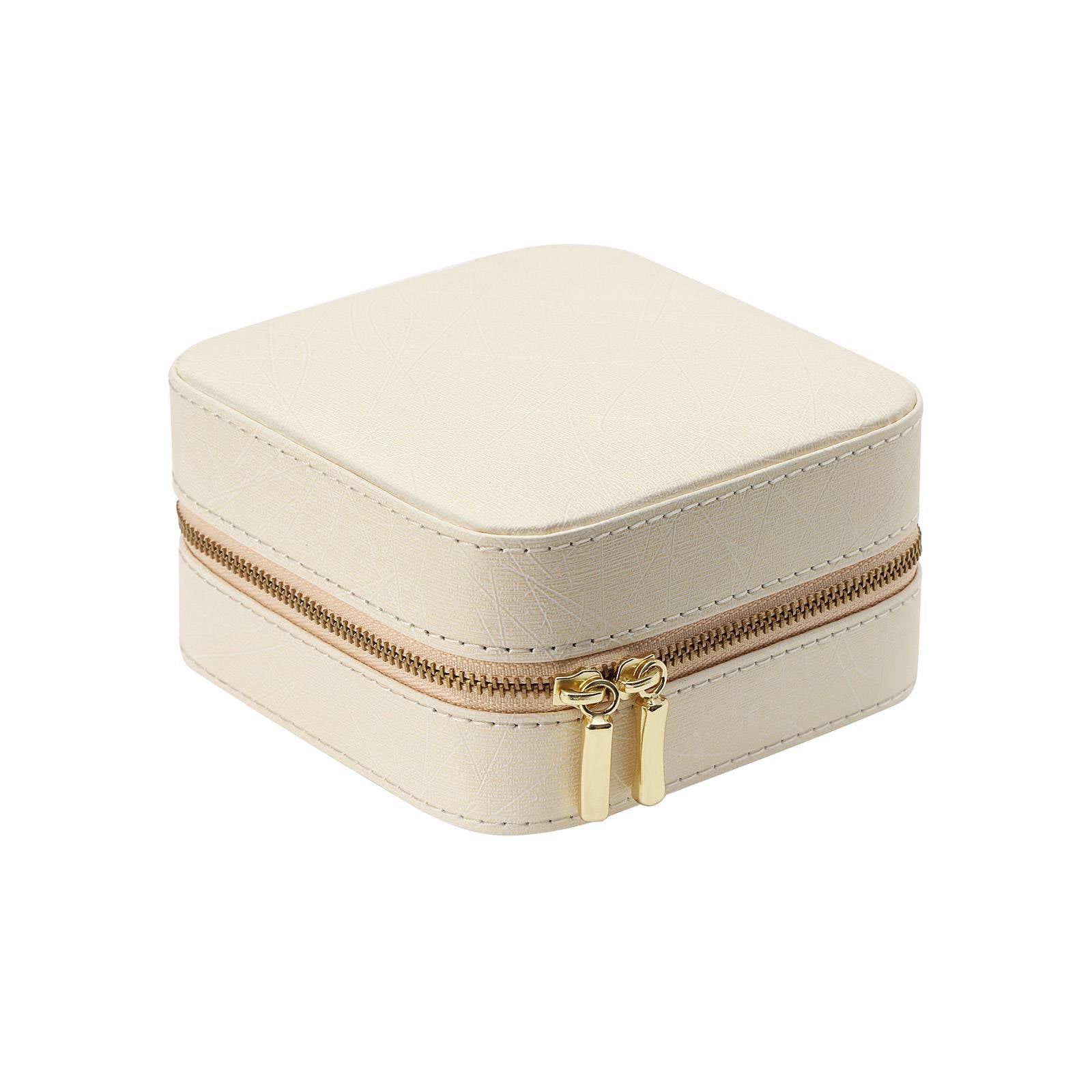 Smycken box-med spegel-pu omslag-gift idé-bläck-svart