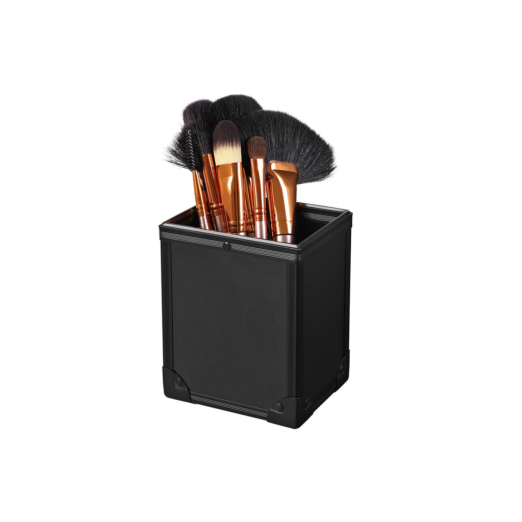 Makeup Bag-Small-svart och lila