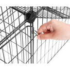 Animal Cage - Rabbit Cage / Cavia Cage - Animal Hob - Svart