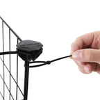Animal Cage - Rabbit Cage / Cavia Cage - Animal Hob - Svart