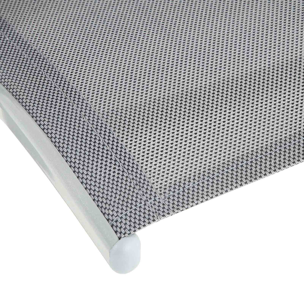 Garden Chair - Folding Chair - Aluminium Frame - Upp till 150 kg lastkapacitet - Grå