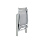 Garden Chair - Folding Chair - Aluminium Frame - Upp till 150 kg lastkapacitet - Grå