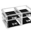 Make-Up Organizer-4 Drawers-Transparent