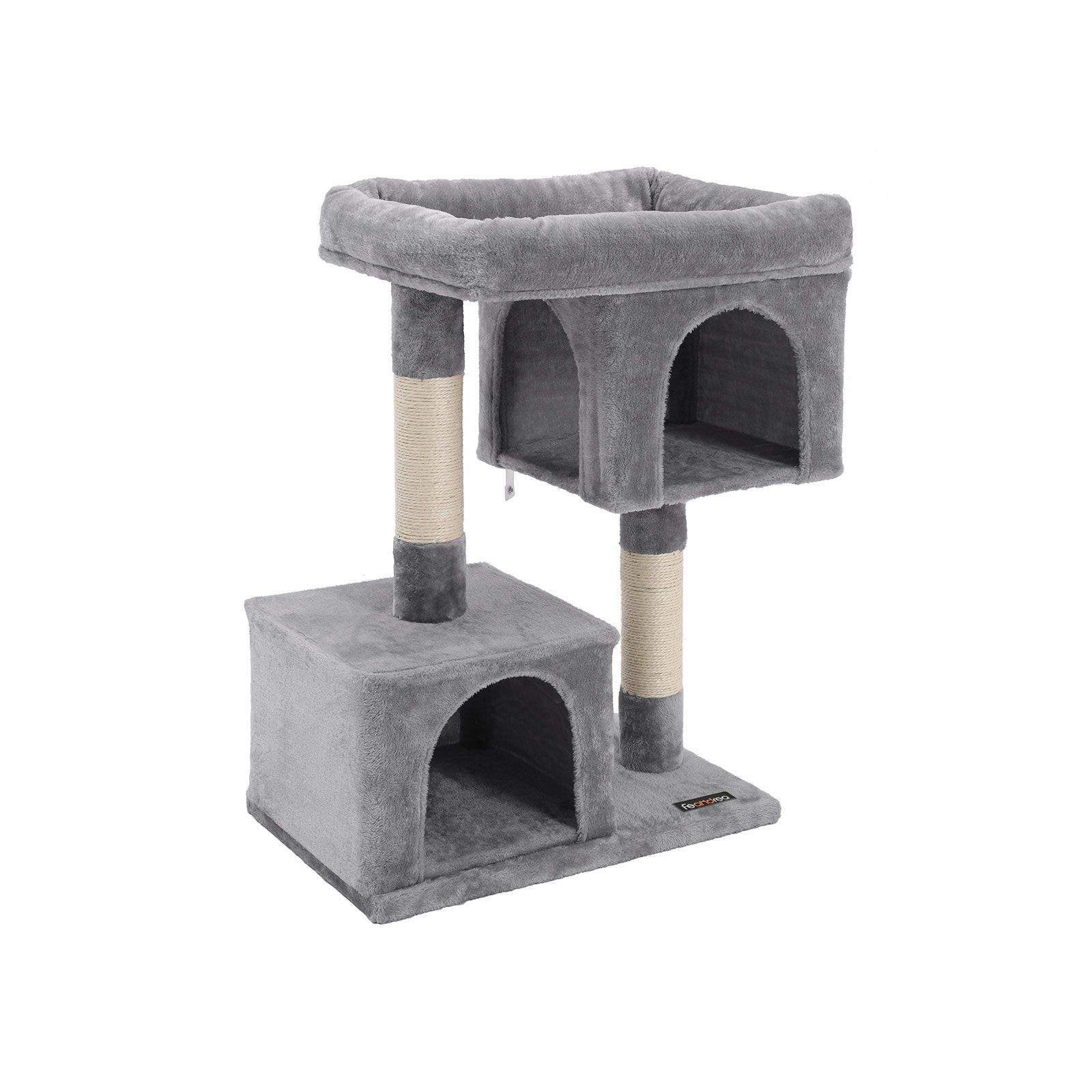 Scratching Post - Cat Pole - Cat House - Light Grey