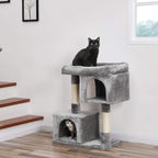 Scratching Post - Cat Pole - Cat House - Light Grey