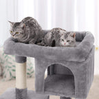 Scratching Post - Cat Pole - Cat House - Light Grey