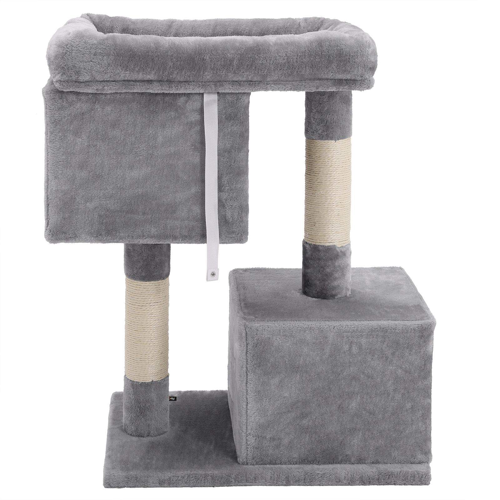 Scratching Post - Cat Pole - Cat House - Light Grey