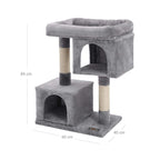 Scratching Post - Cat Pole - Cat House - Light Grey