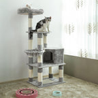 Cat House - Cat Toys - Cat Tree - Light Grey