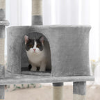 Cat House - Cat Toys - Cat Tree - Light Grey