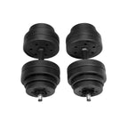 Halkers - Dumbell Set - 2 x 15 kg - Totalt 30 kg - svart