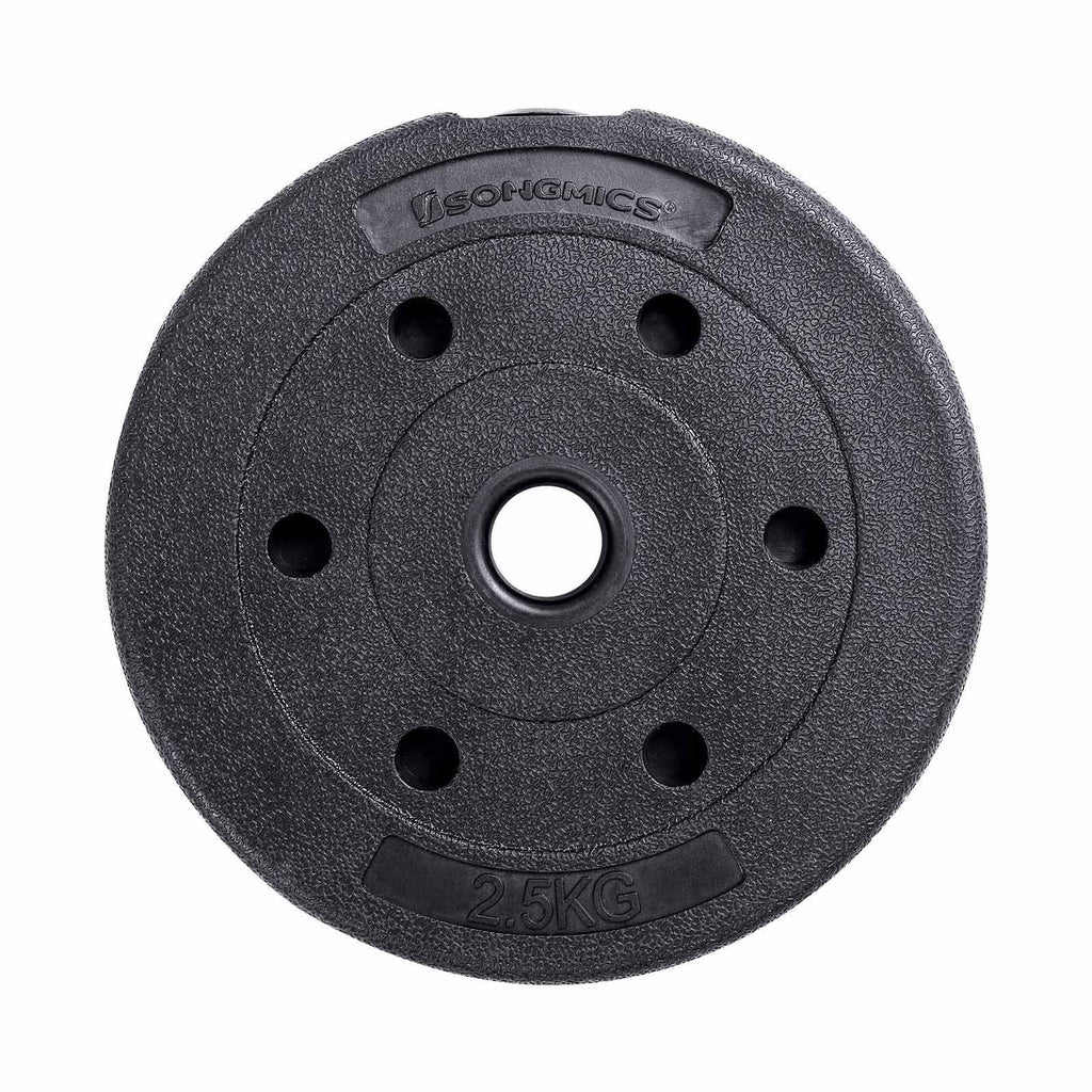 Halkers - Dumbell Set - 2 x 15 kg - Totalt 30 kg - svart
