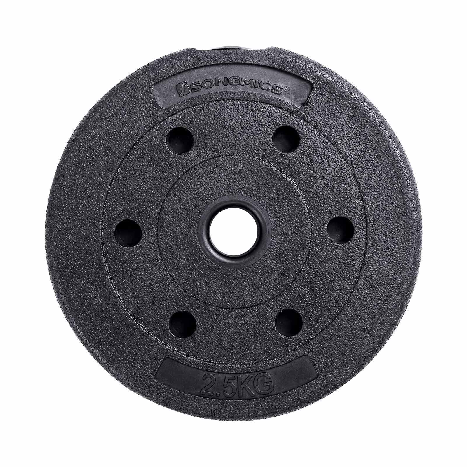 Halkers - Dumbell Set - 2 x 15 kg - Totalt 30 kg - svart