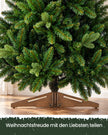 Kunstkerstboom – 180 cm – PE en PVC – Houten Standaard – Met Opbergtas – Groen
