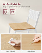 Barstolar - Industriell design - Uppsättning av 2 - beige