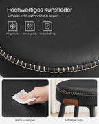 Ekho Collection - Barstol - Uppsättning av 2 - Basic Black