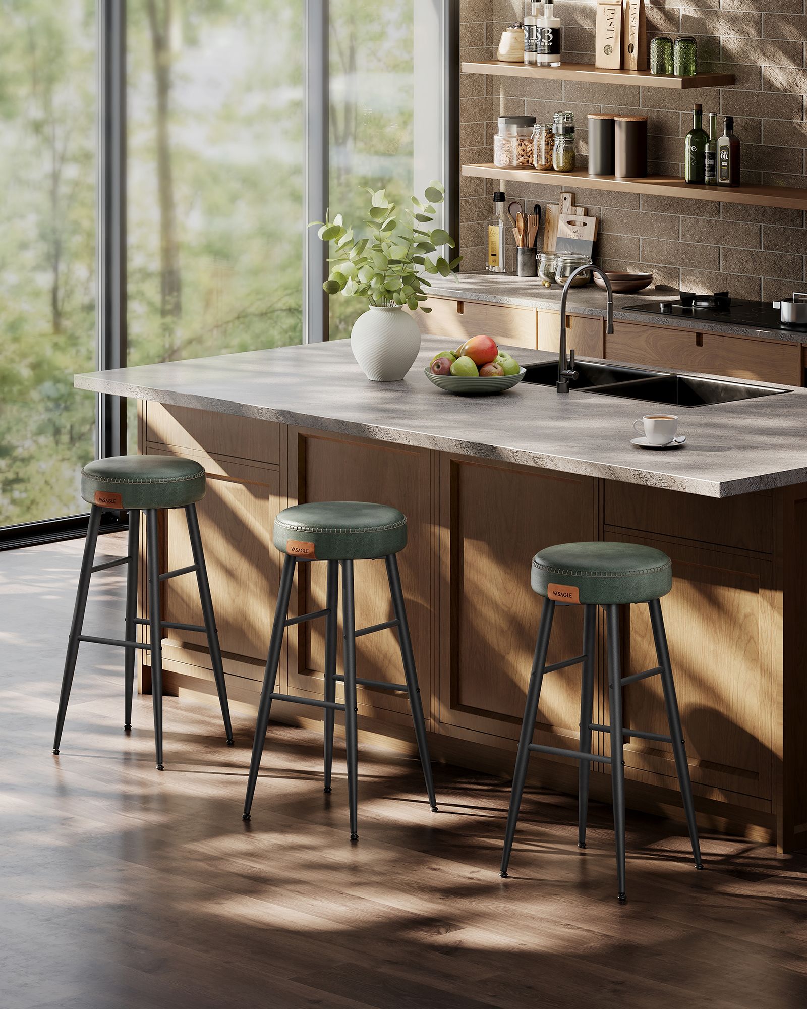 Ekho Collection - Barstolar - Uppsättning av 2 - Industriell design