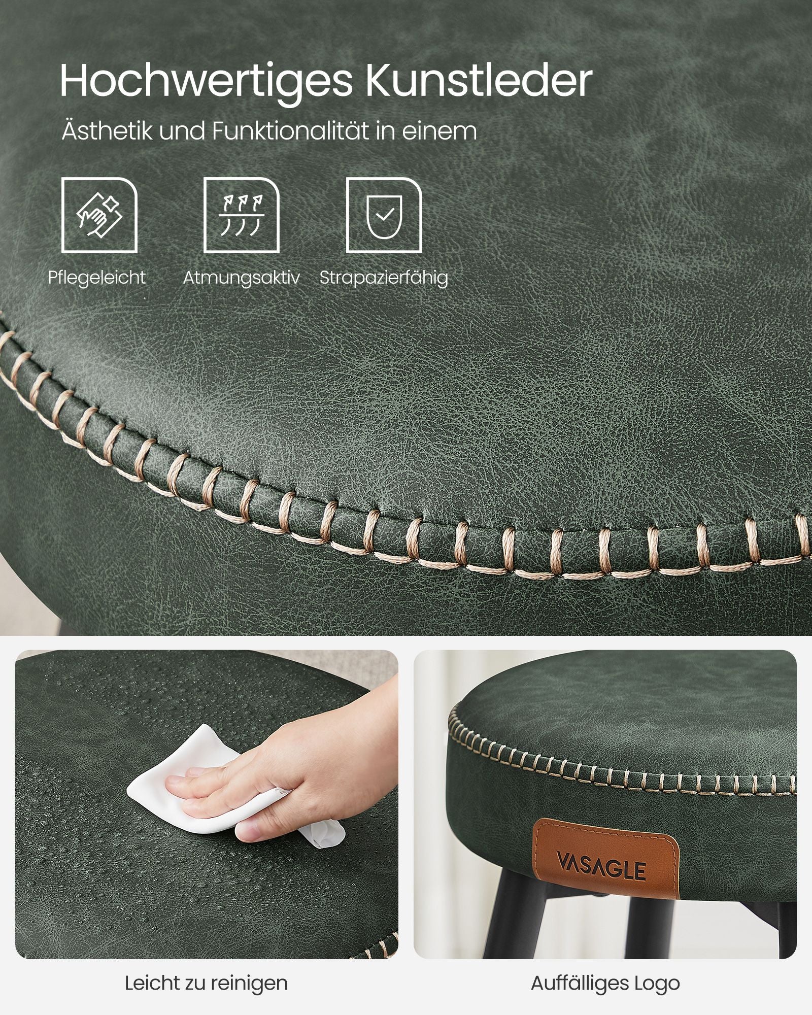 Ekho Collection - Barstolar - Uppsättning av 2 - Industriell design