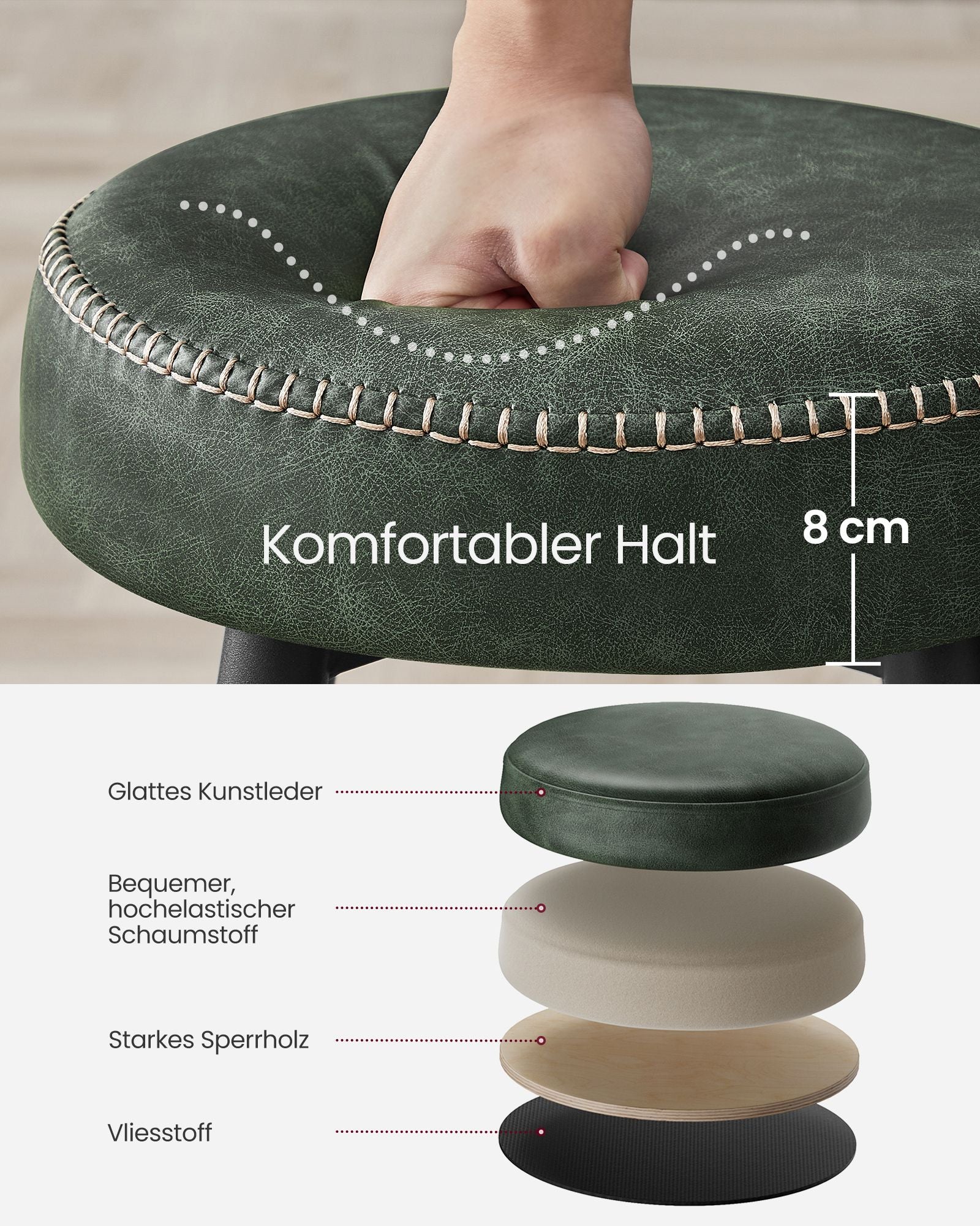 Ekho Collection - Barstolar - Uppsättning av 2 - Industriell design