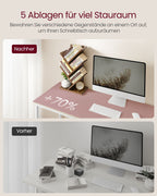 Bokhylla - Trädform - Space -Saving - Vintage Brown