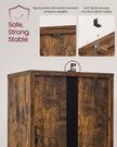 Samlingshylla – 6 nivåer – Vintage brun
