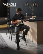 Ekho -samling - Barstolar uppsättning av 2 med roterande ryggstödbläck