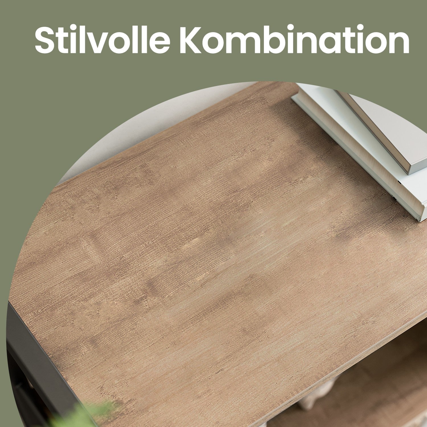 Bokhylla - Med 4 öppna hyllor, modern design