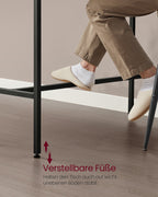 Barbord med lådan 40 x 120 x 104,6 cm aska brun