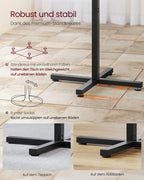 Barstabell - runda - 60 x 60 x 104,5 cm - ebenholts svart