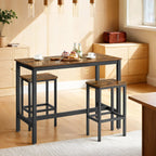 Bartafel - Industrial Look - med 2 barstolar